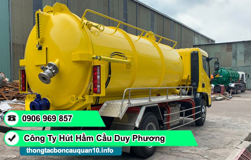 Hút hầm cầu phường Diên Hồng