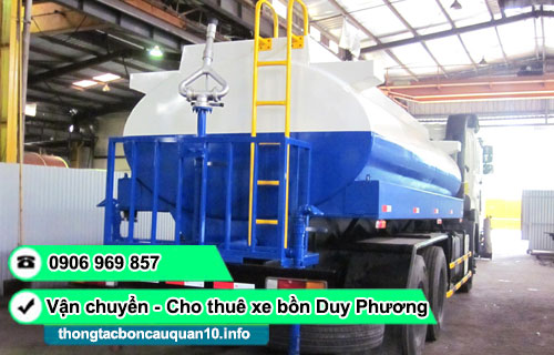 cho thuê xe bồn TPHCM chở nước