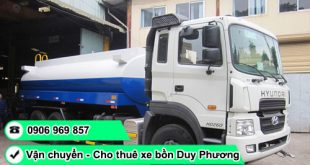 cho thuê xe bồn TPHCM chở nước