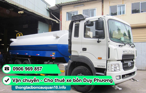 cho thuê xe bồn TPHCM chở nước