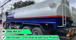 Cho thuê xe bồn chở nước sạch TPHCM