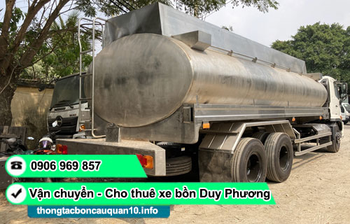 Cho thuê xe bồn chở nước sạch TPHCM