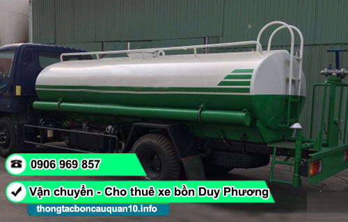 Dịch vụ thuê xe bồn tưới cây tại TPHCM