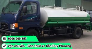 Dịch vụ thuê xe bồn tưới cây tại TPHCM