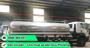 Vận chuyển - cho thuê xe bồn chở nước bể bơi TPHCM