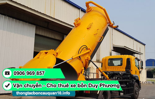 Công ty cho thuê xe bồn hút chất thải TPHCM