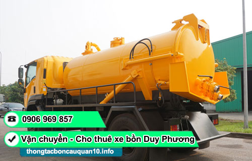 Công ty cho thuê xe bồn hút chất thải TPHCM